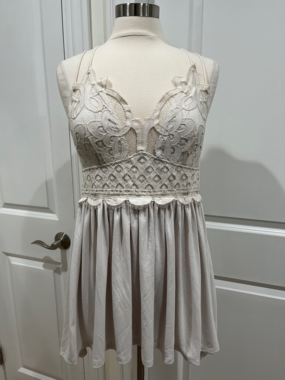 New! Zenana Lace Babydoll Camisole Top Size 3X NWT